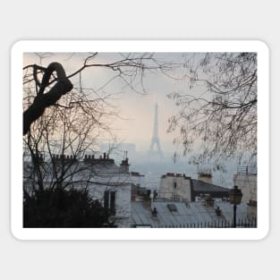 Paris City View from Montmartre Sticker